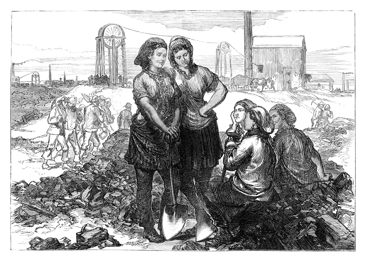 19. yüzyılın sonlarında Wigan Collieries