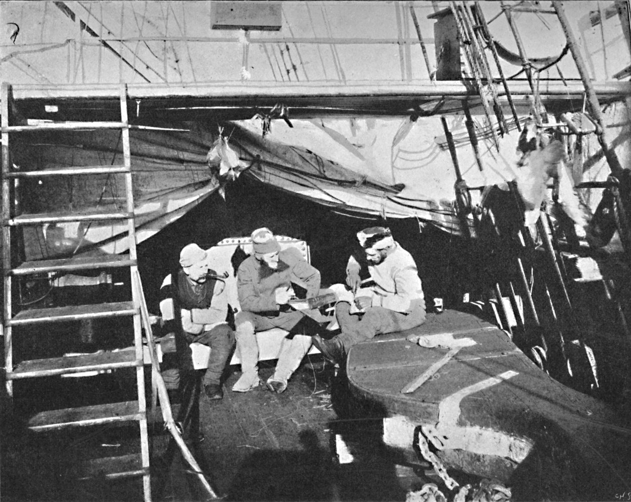 Güvertede atölye. Temmuz, 1895, 1897 by Unbekannt