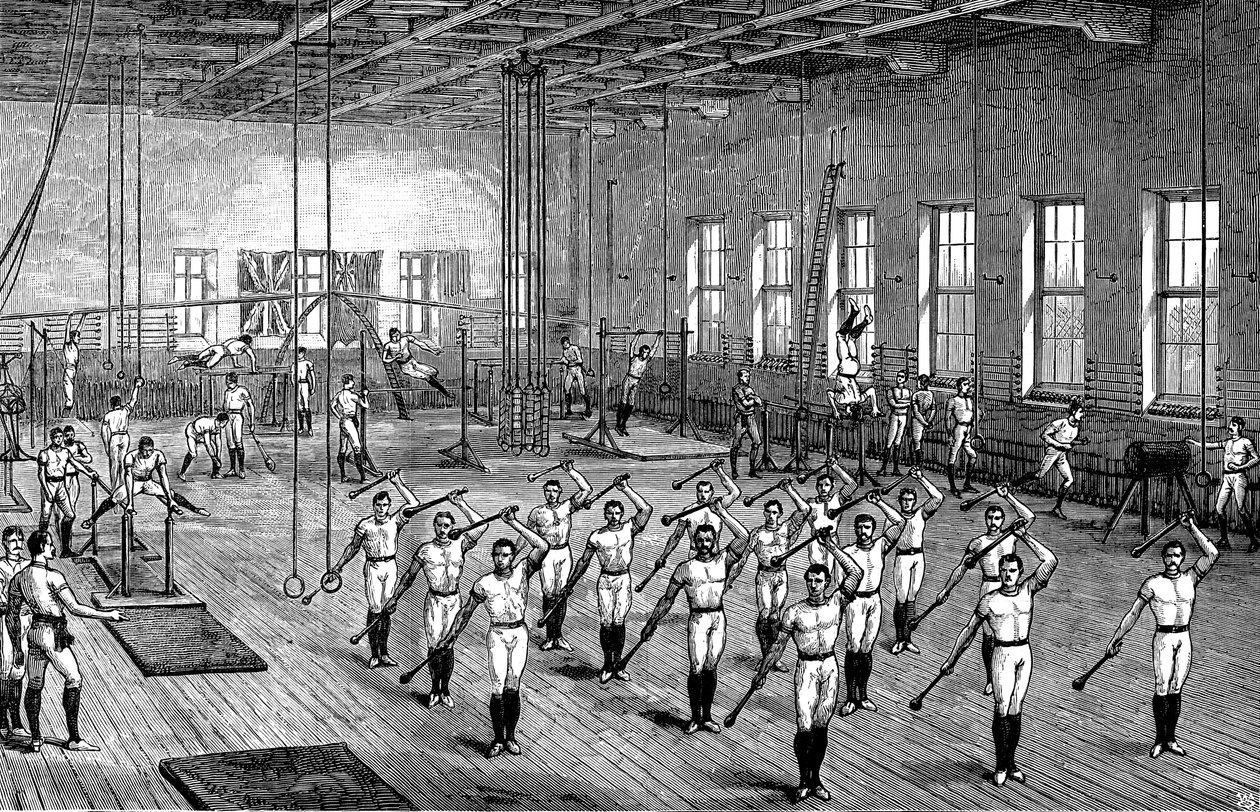 YMCA spor salonu, Longacre, Londra, c1888 by Unbekannt