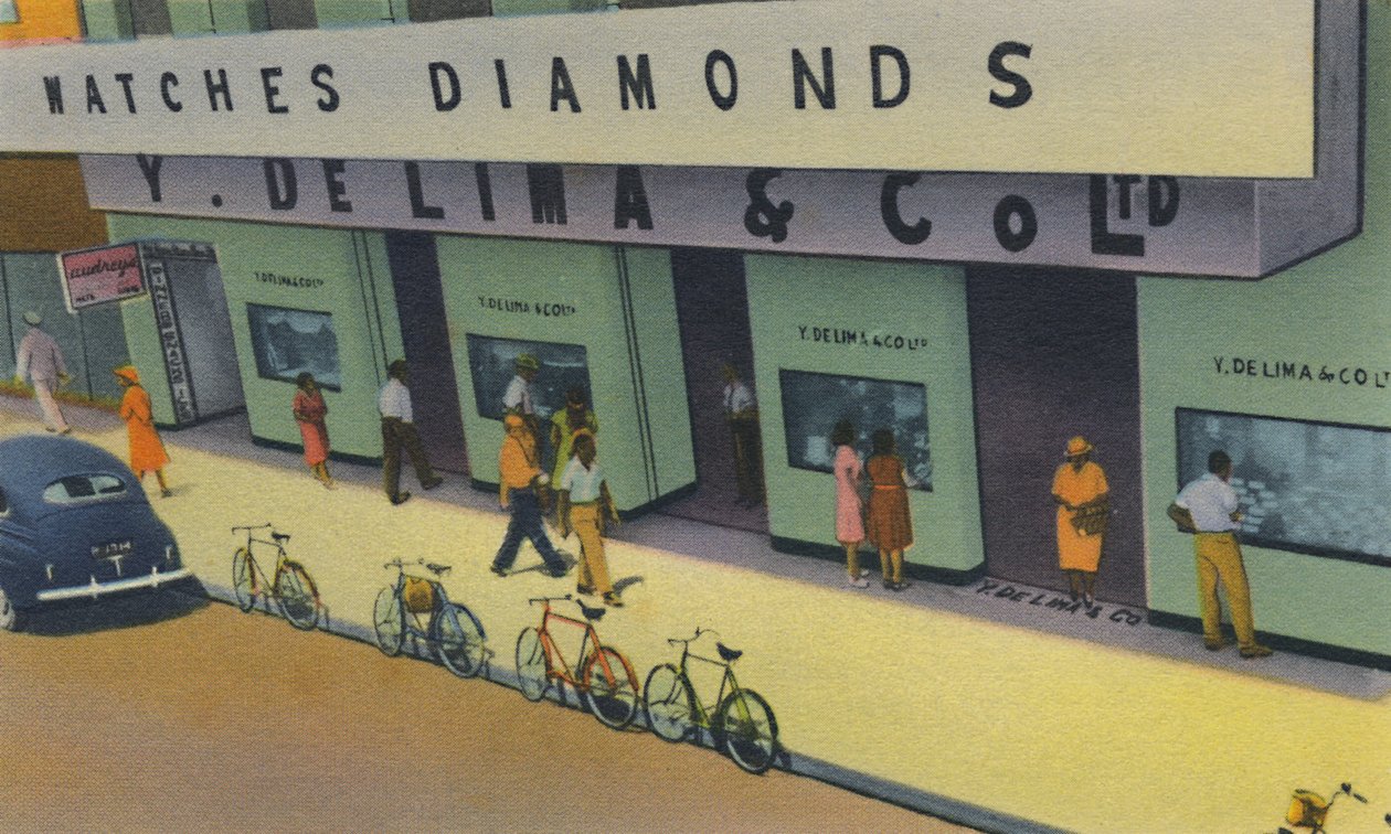 Y. De Lima & Co. Ltd., Trinidads Premier Travellers, İspanya Limanı, Trinidad, B.W.I., c1940s. by Unbekannt