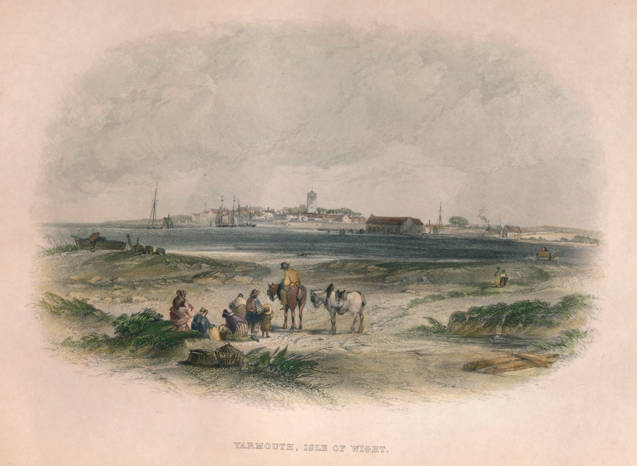 Yarmouth, Wight Adası, 19. yüzyıl. by Unbekannt