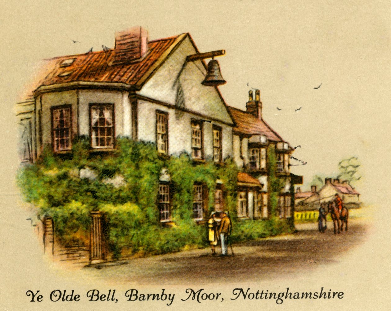 Ye Olde Bell, Barnby Moor, Nottinghamshire, 1936. by Unbekannt