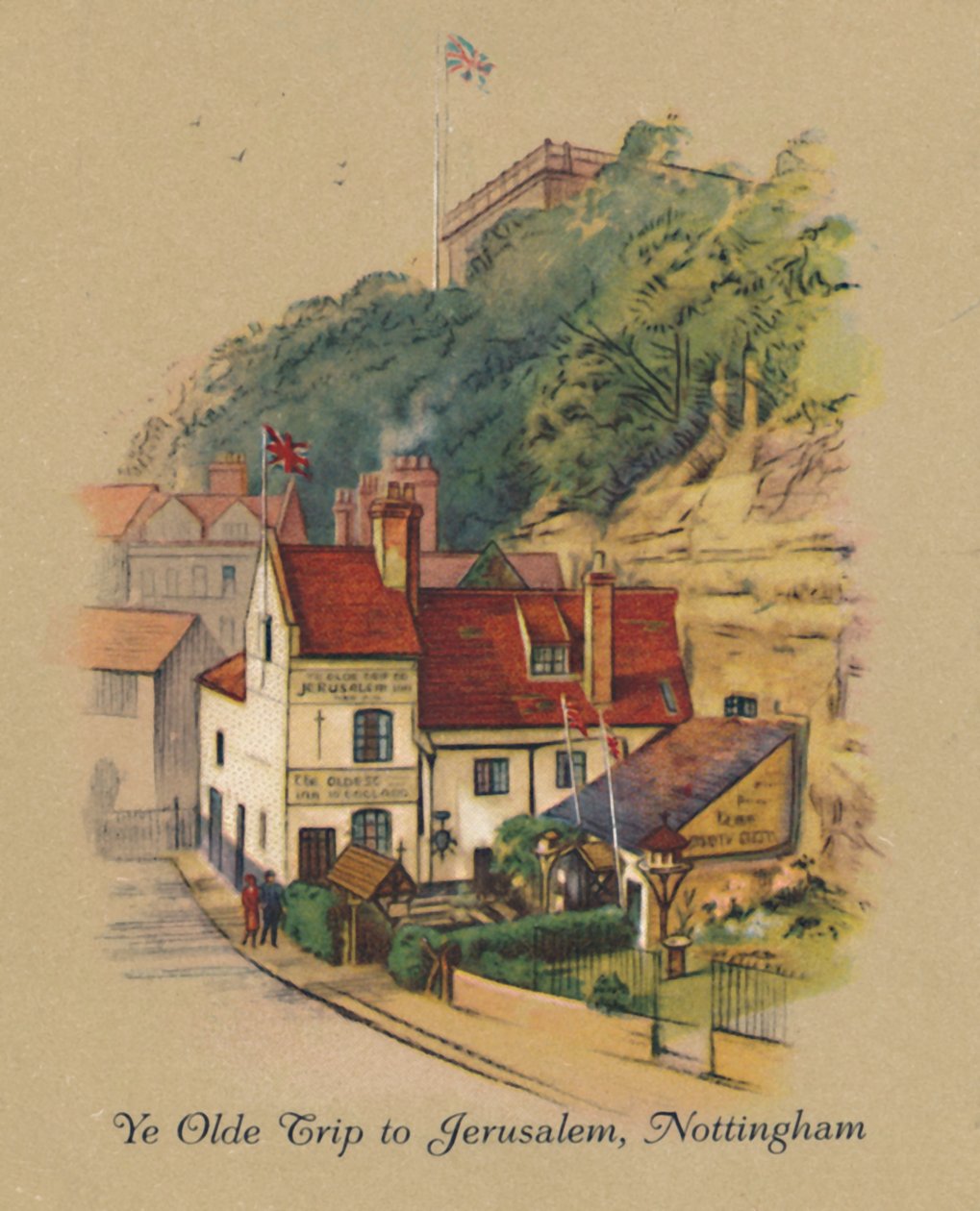 Ye Olde Kudüs Gezisi, Nottingham, 1939 by Unbekannt