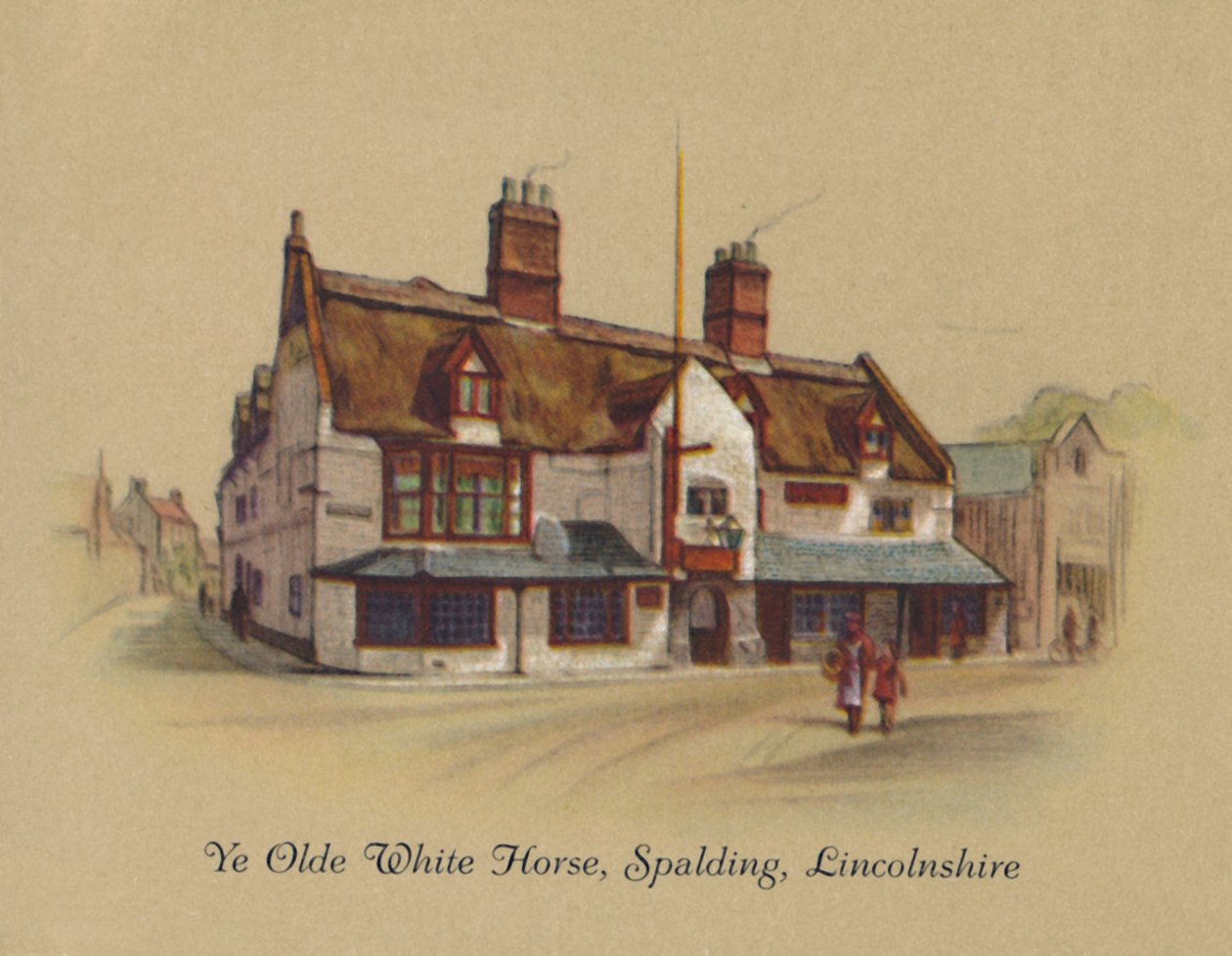 Ye Olde Beyaz At, Spalding, Lincolnshire, 1939 by Unbekannt