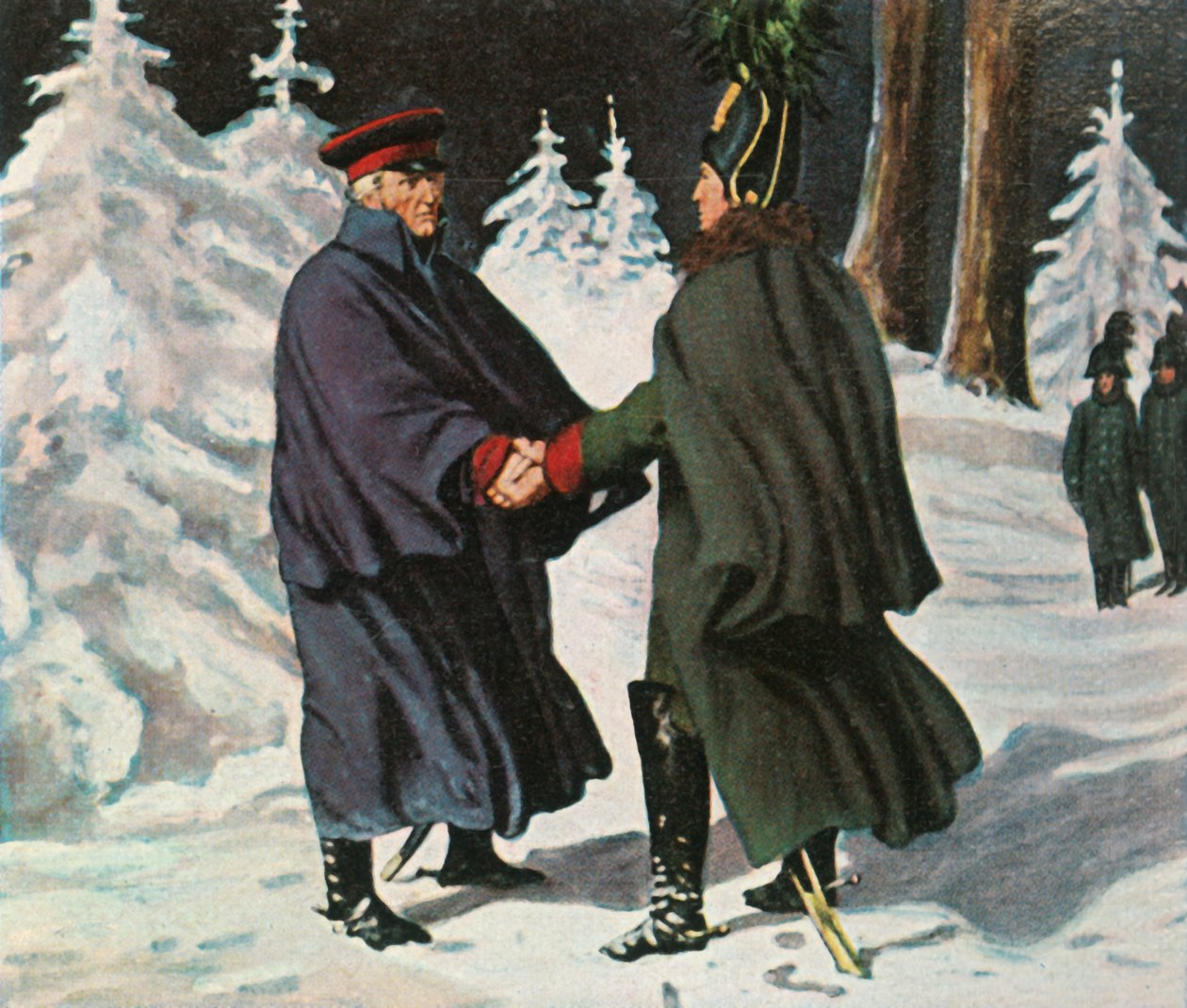 Yorcks, Rus General Diebitsch ile görüşme, 25 Aralık 1812, 1936. by Unbekannt