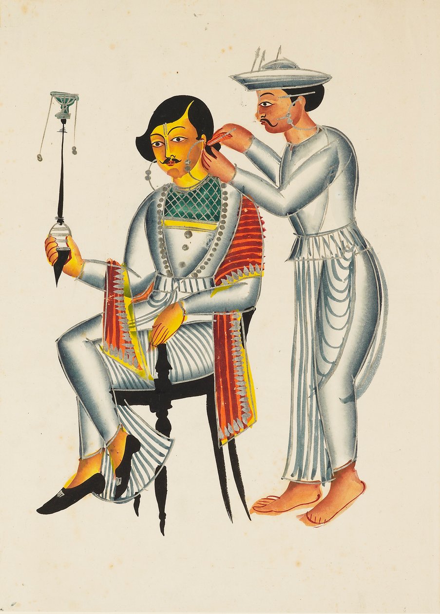 Genç Bengalce kulakları deldi, c1845 by Unbekannt