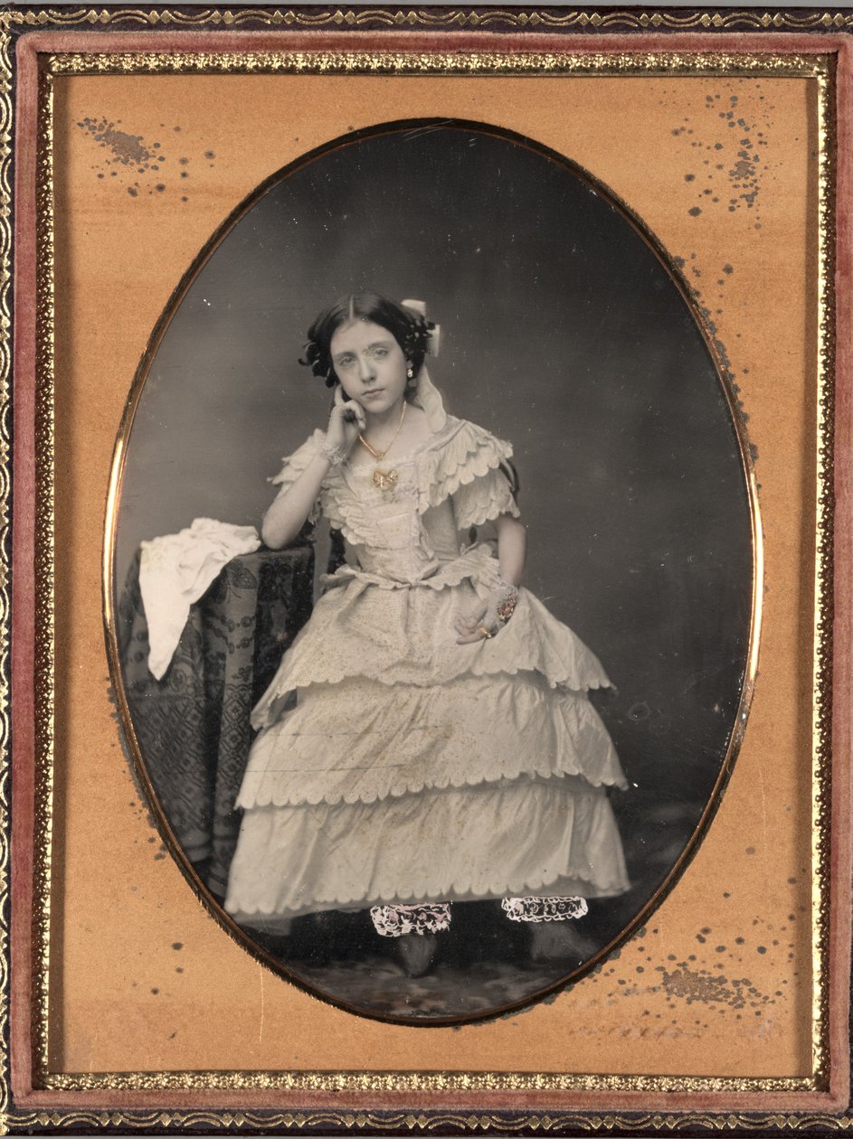 Çiçek Açan Genç Kadın, c. 1855. by Unbekannt