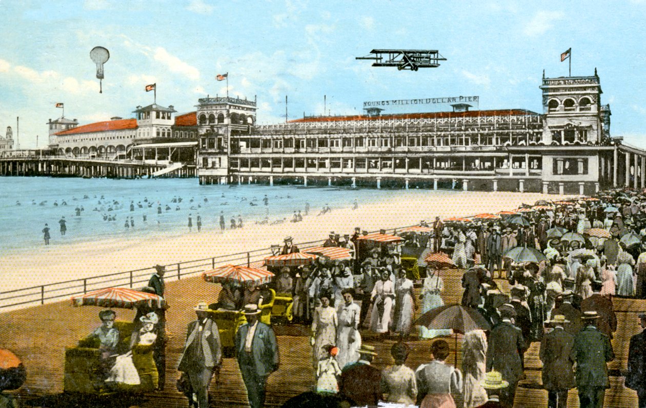 Youngs New Million Dollar İskelesi, Atlantic City, New Jersey, ABD, 1913 by Unbekannt
