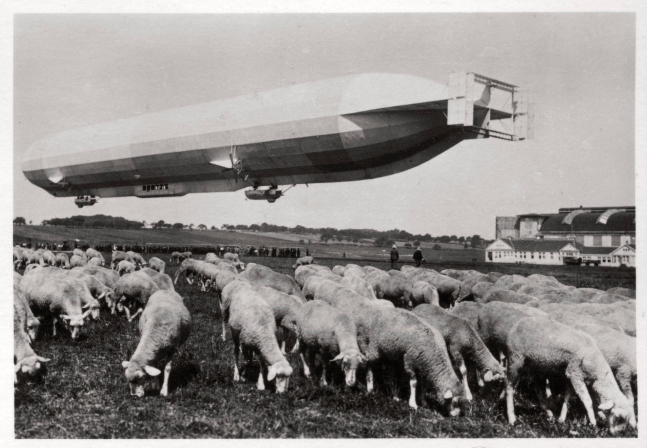 Zeppelin LZ8 Deutschland II, Schwaben, Almanya, 1911 1933 by Unbekannt