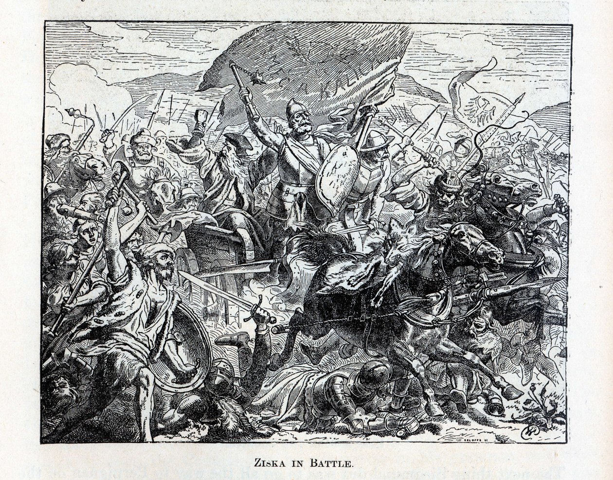 Savaşta Ziska, 1882 by Unbekannt