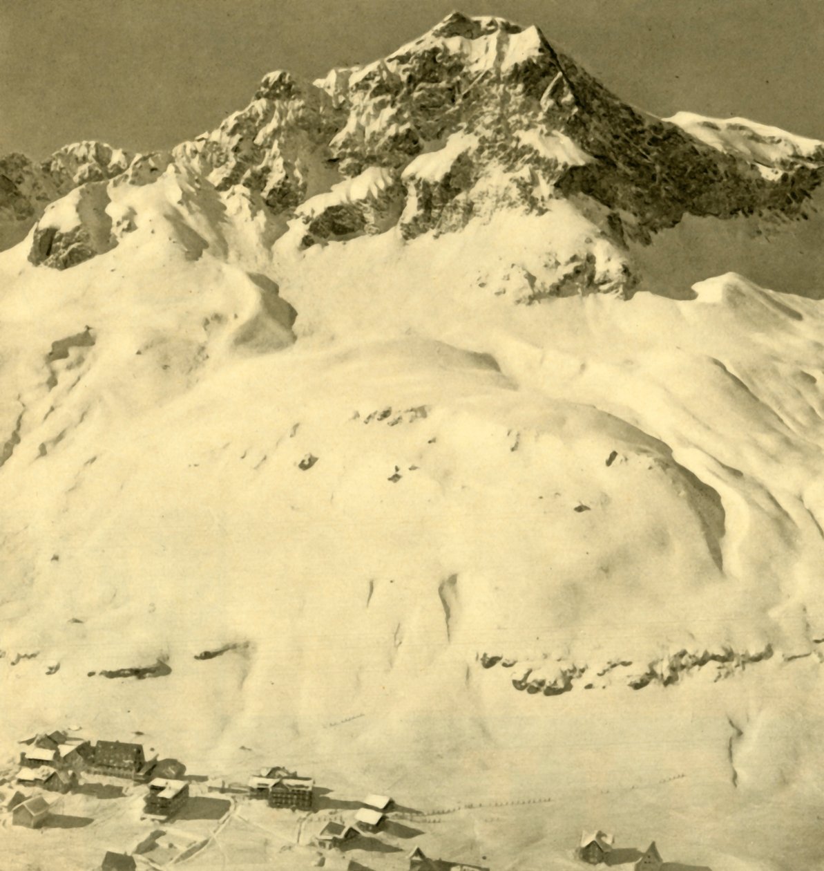 Zürs ve Hasenfluh zirvesi, Vorarlberg, Avusturya, c1935. by Unbekannt