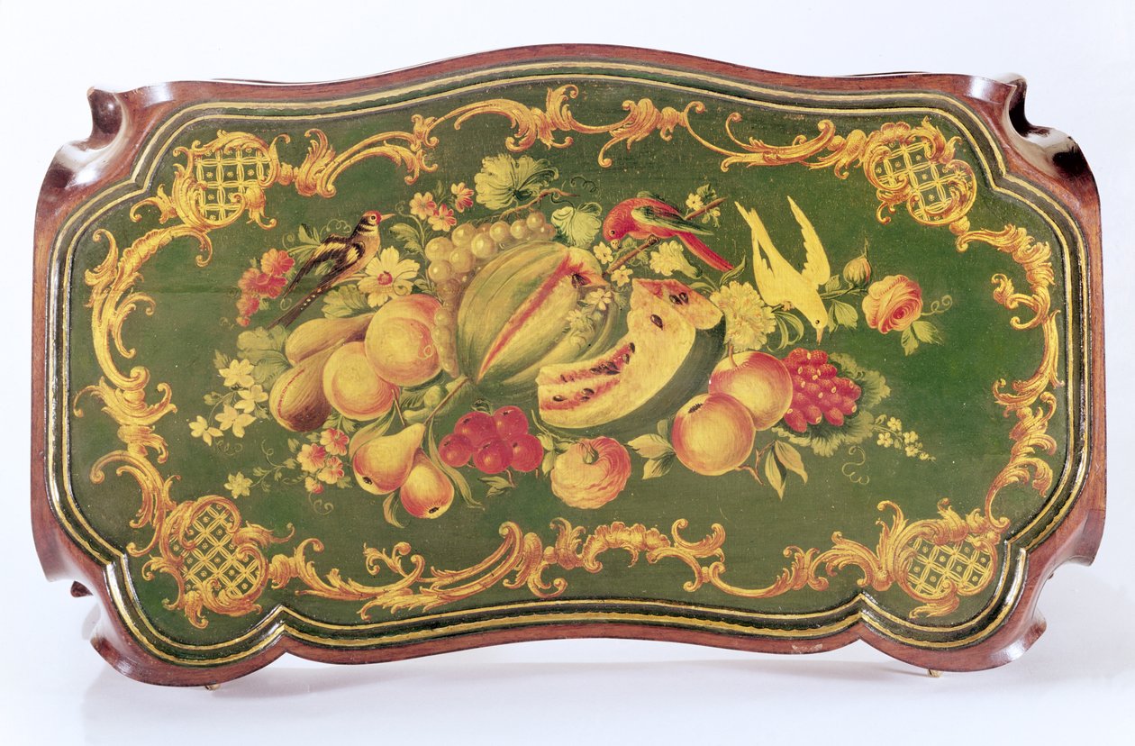 Vernis Martin imzalı Louis XV komodinden ayrılabilen kitaplık by Unbekannt Unbekannt