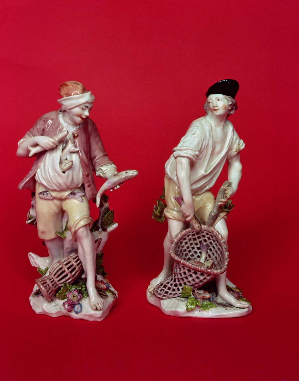 Meissen orijinallerinden sonra Chelsea sarhoş balıkçıların figürleri c.1755 by Unbekannt Unbekannt