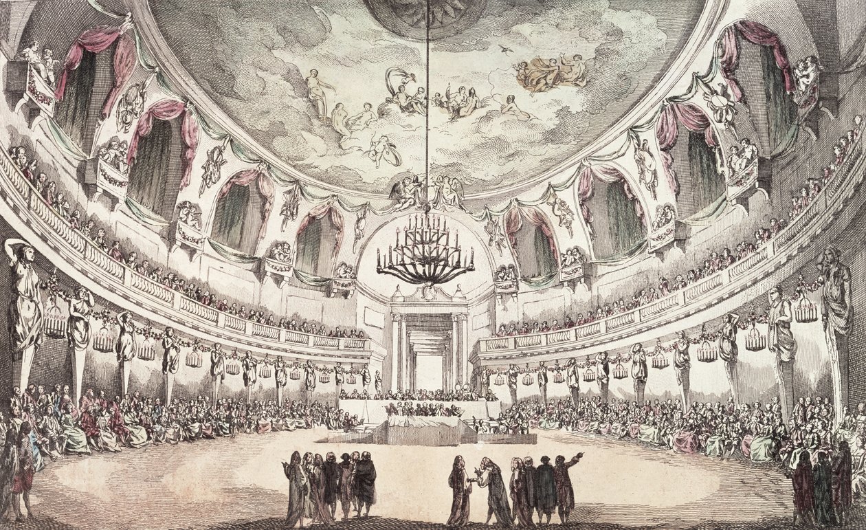 Venedik Konser Salonu, 18. yüzyıl by Unbekannt Unbekannt