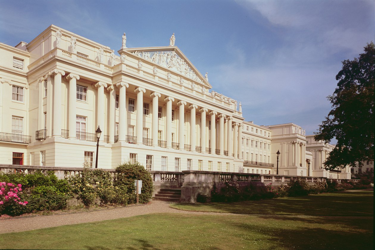 Cumberland Terrace 1827-28, John Nash (1752-1835) tarafından tasarlandı Regents Park, Londra, Birleşik Krallık by Unbekannt Unbekannt