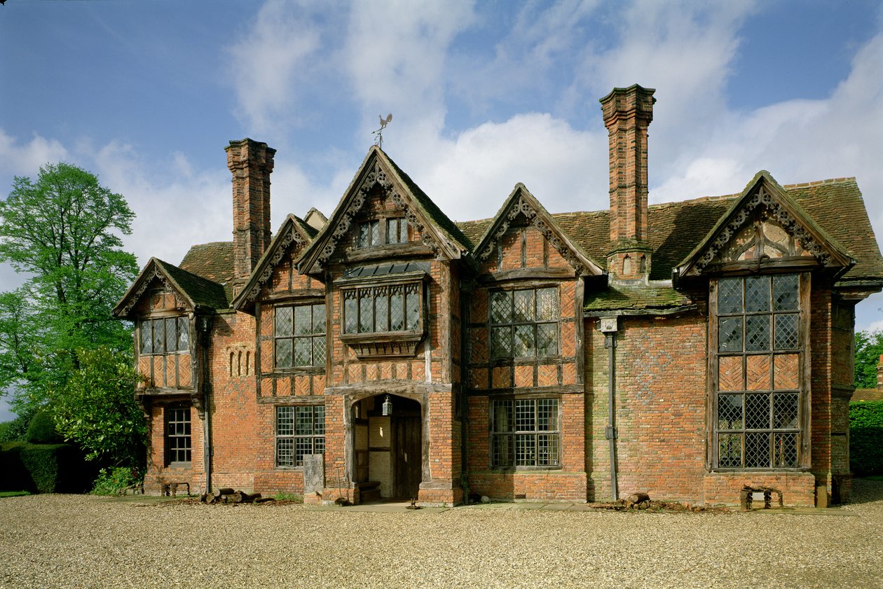 Dorney Court, aslen c.1500, İngiliz Okulu, Dorney, Windsor, Berkshire, Birleşik Krallık