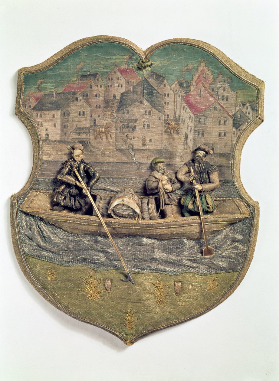 Wolf Popp, Passau, c.1574-5 tarafından yürütülen işlemeli lonca sembolü by Unbekannt Unbekannt