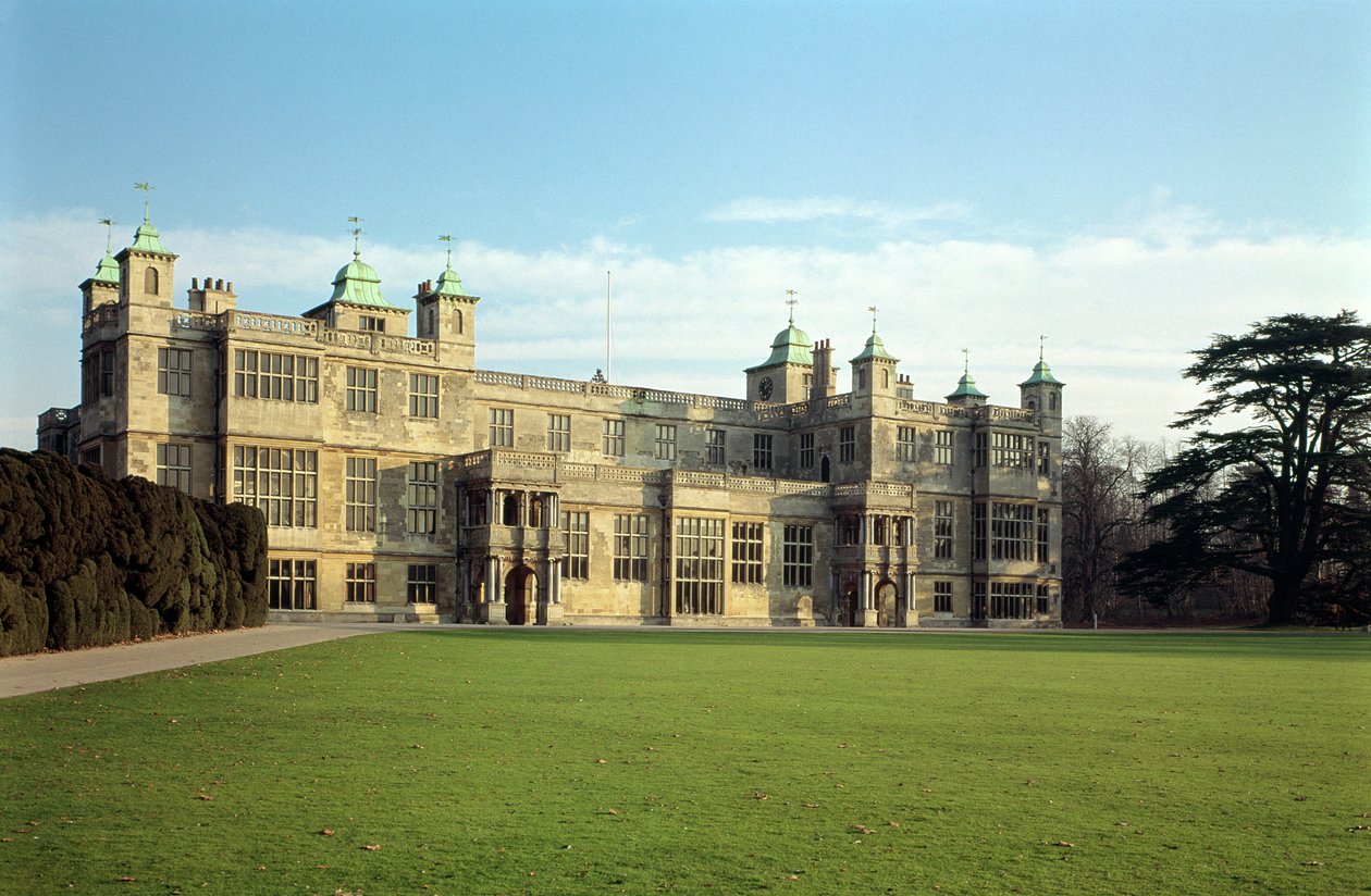 Kuzey batıdan dış görünüm, Audley End, Essex by Unbekannt Unbekannt