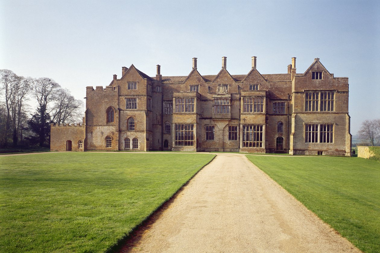 Broughton kalesinin dış görünümü, Oxfordshire by Unbekannt Unbekannt