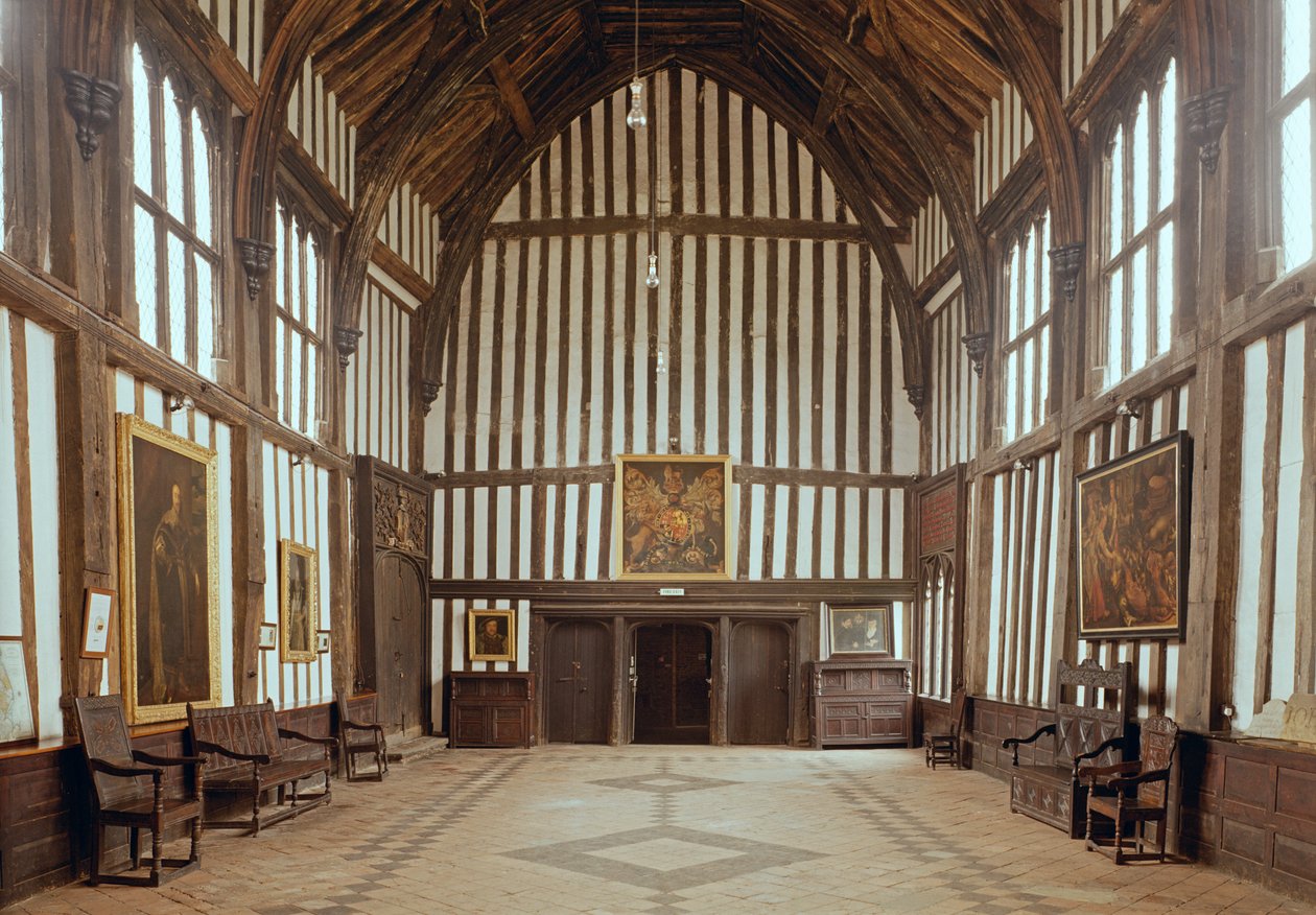 Gainsborough Old Hall, The Great Hall, c.1460-80 İngiliz Okulu, Lincolnshire, Birleşik Krallık by Unbekannt Unbekannt