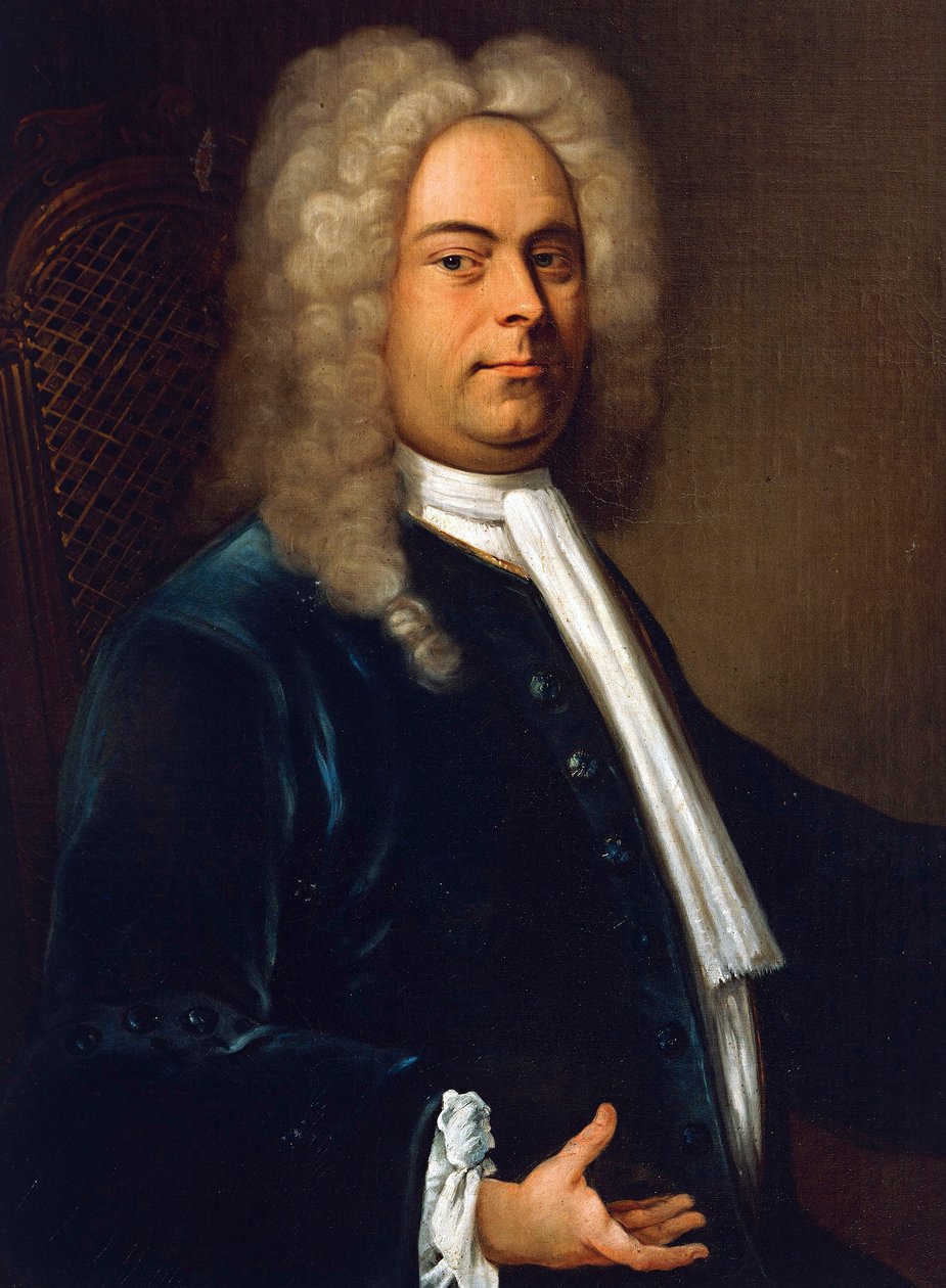 George Frideric Handel (detay) by Unbekannt Unbekannt