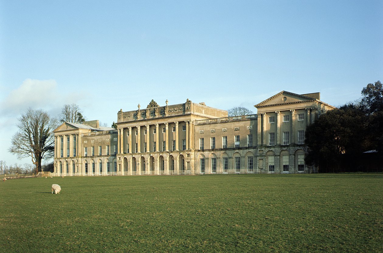 Heveningham Hall, Dış cepheden görünüm, yaklaşık 1778