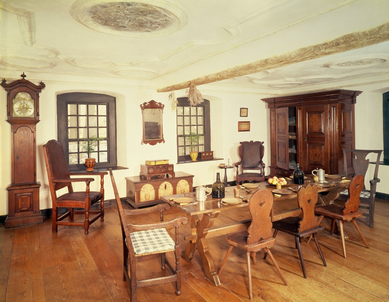 Kershner Salonu, Wernersville, Pensilvanya, 1755 by Unbekannt Unbekannt