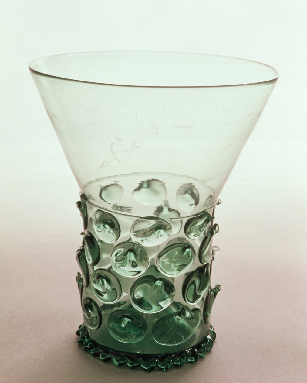 Krautstrunk Waldglas kabı, c.1600, 1626 tarihli gravür by Unbekannt Unbekannt