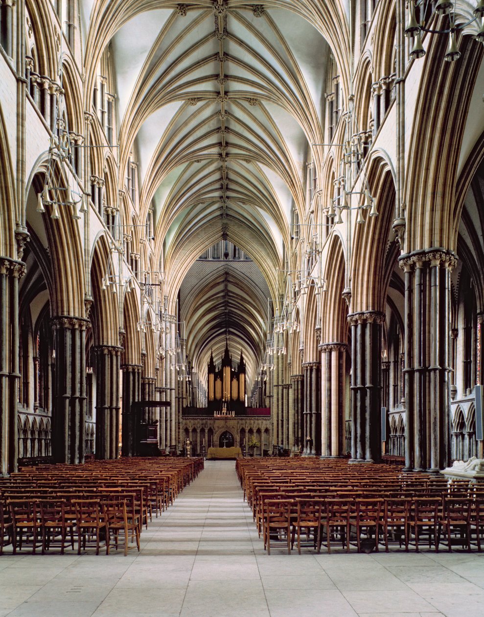 Lincoln Katedrali, 1185–1311, Neften görünüm, inşa edilmiş 1215-55, Lincolnshire, Birleşik Krallık by Unbekannt Unbekannt