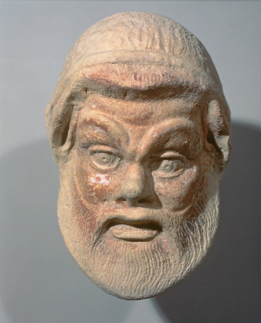 Bir tiyatronun dışından maske, MÖ 3. yüzyıl by Unbekannt Unbekannt