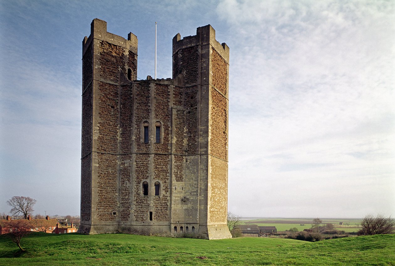 Orford Kalesi, Kalenin dış görünümü (1165-72), Suffolk, İngiltere by Unbekannt Unbekannt