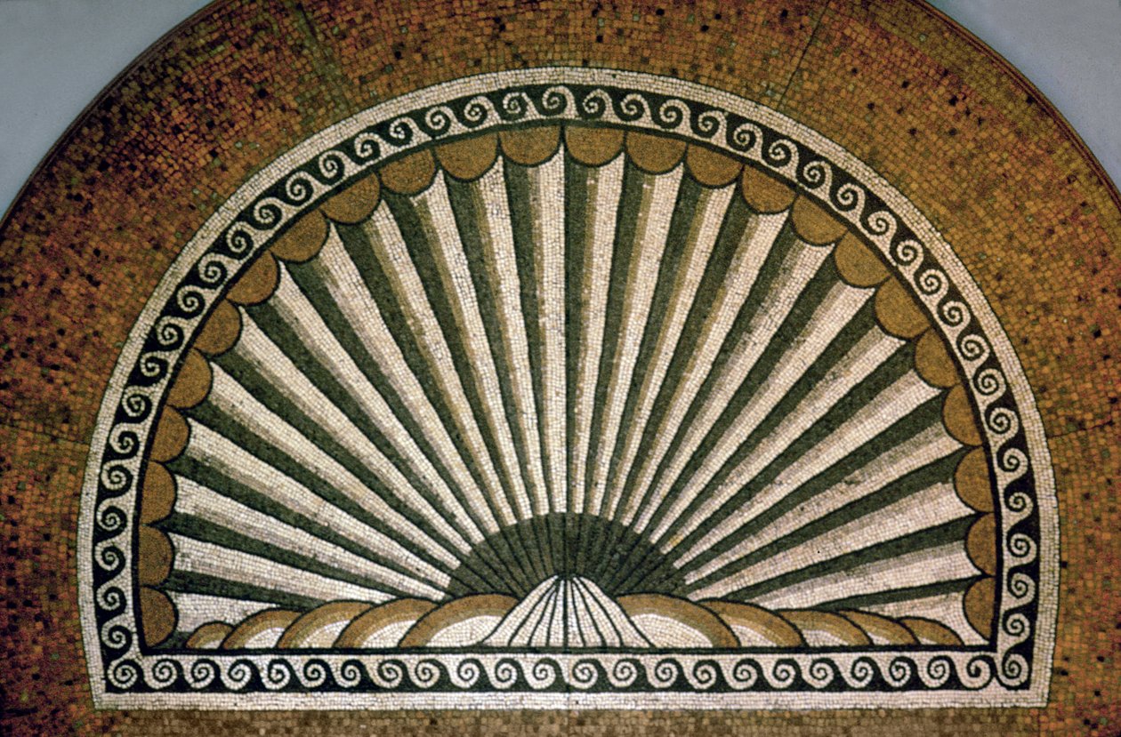 Kabuk mozaiği, Insula II Binası I 130-150 AD by Unbekannt Unbekannt