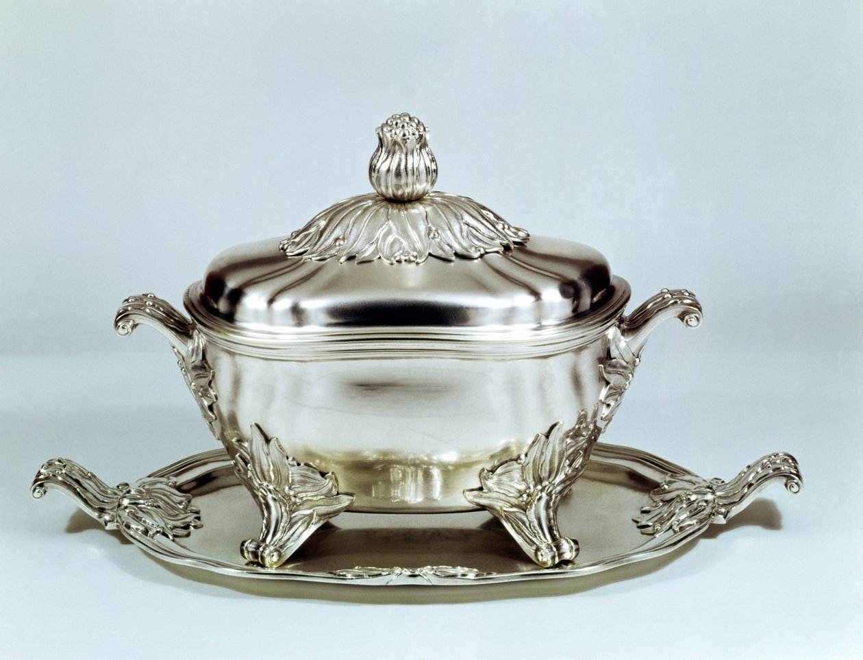 Çorba tabağı standı, Dresden, barok, Friedrich Reinhard Schrodel, yaklaşık 1750 by Unbekannt Unbekannt