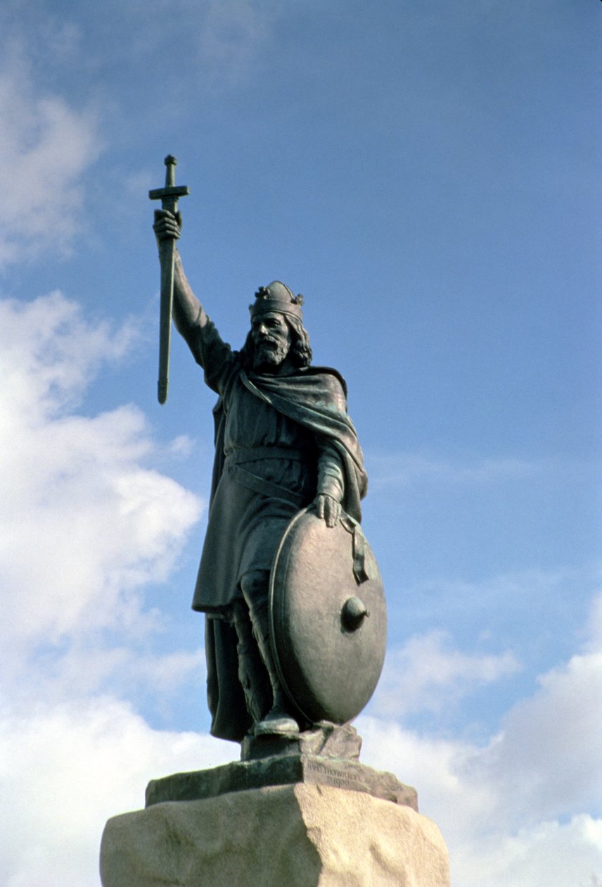 Büyük Alfred Heykeli (849-99) (ayrıca bkz. 10842) by Unbekannt Unbekannt