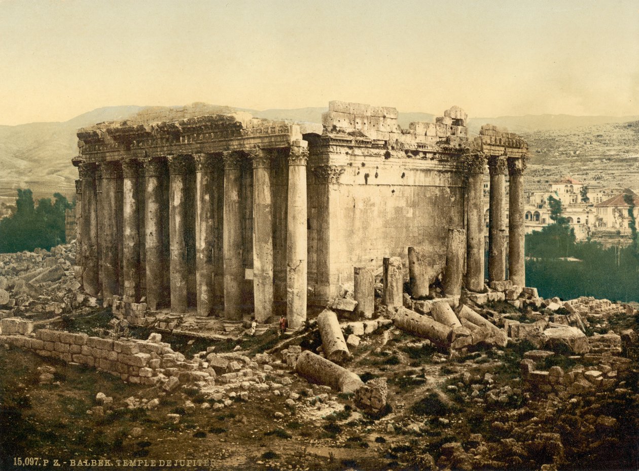 Jüpiter Tapınağı, dış, Baalbek, Kutsal Topraklar, (yani Ba