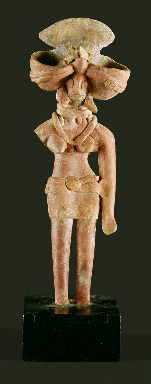 Pişmiş toprak Ana Tanrıça, Mohenjodaro, MÖ 2300-1750 by Unbekannt Unbekannt