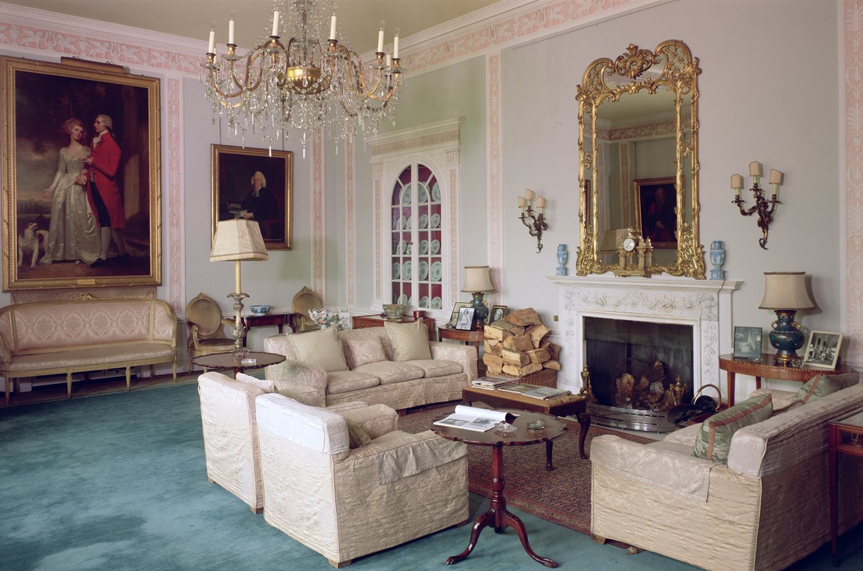 Müzik Odası, Sledmere Evi, Yorkshire by Unbekannt Unbekannt