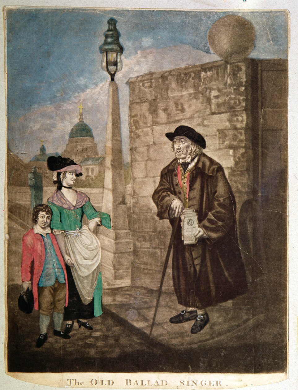 Eski Ballad Şarkıcısı, c.1780 by Unbekannt Unbekannt