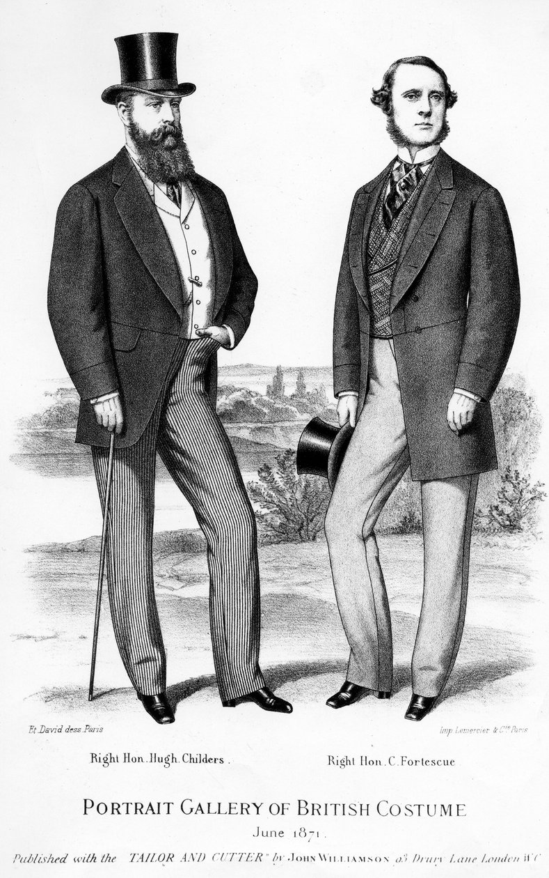 Doğru Hz. Hugh Childers ve Sağ Hon. C. Fortescue, 1871 by Unbekannt Unbekannt