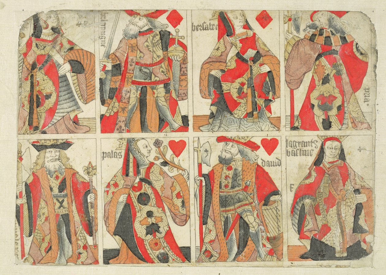 Kesilmemiş Oyun Kartları, 18. Yüzyıl Sonları by Unbekannt Unbekannt