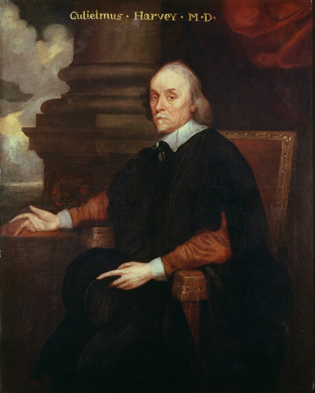William Harvey (1578-1657) Kraliyet doktoru, 17. yüzyıl by Unbekannt Unbekannt