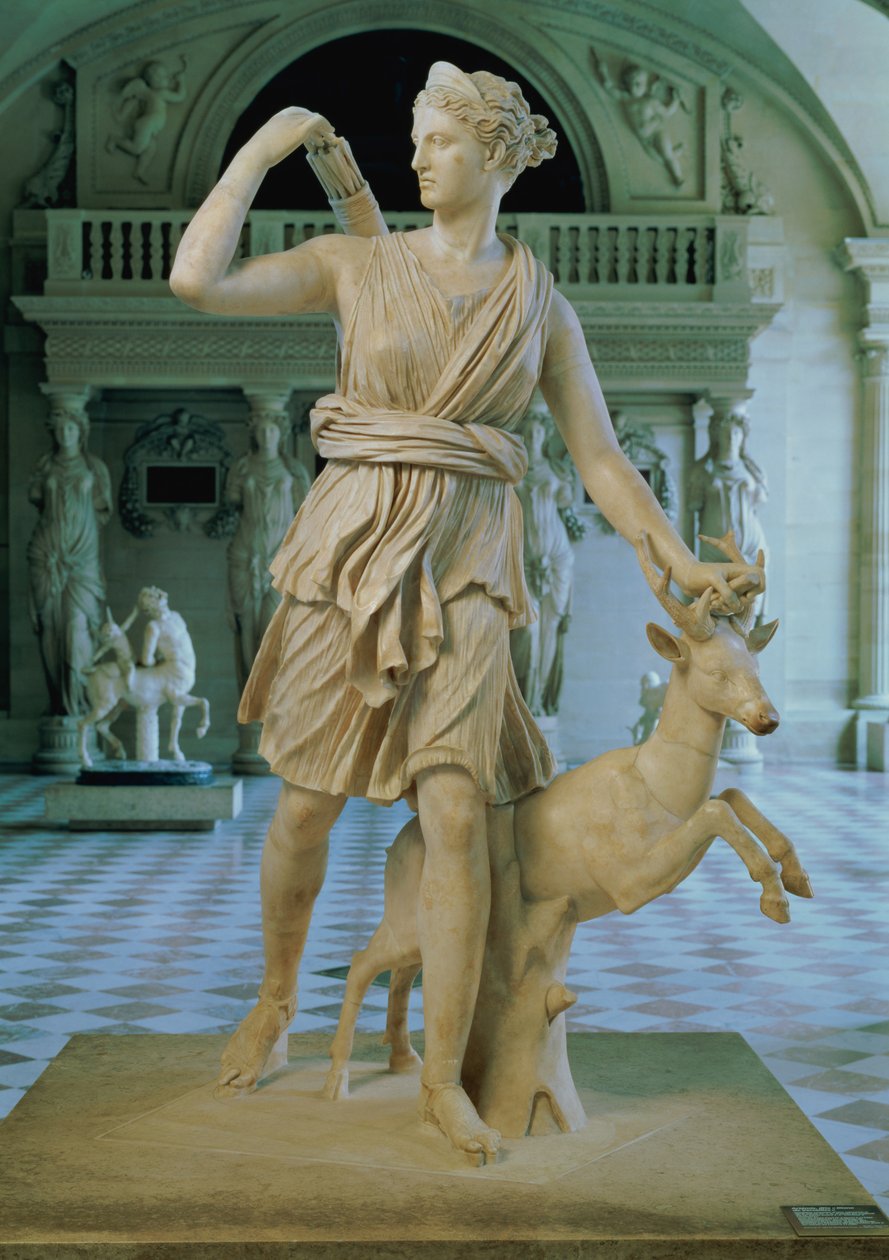 "Versaylı Diana" olarak bilinen Avcı Artemis, Leochares
