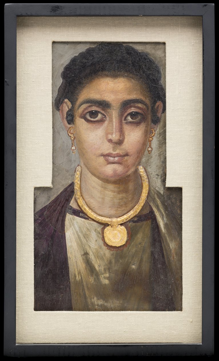 Mumya Portresi: Bir Kadının Başı, Mısır, MS 130-160 by Unbekannt Unbekannt