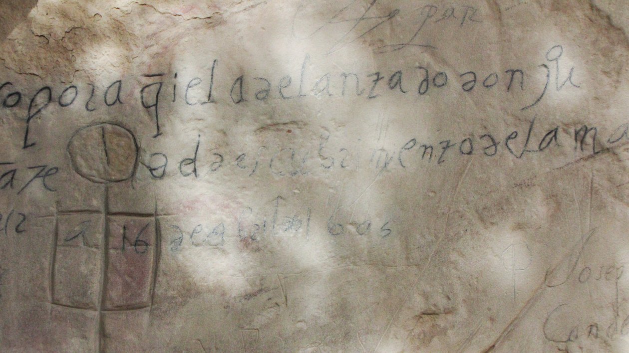 Bluff yan yazıtlar, Don Juan de Onate El Morro Ulusal Anıtı, New Mexico, 1605 by Unbekannt Unbekannt