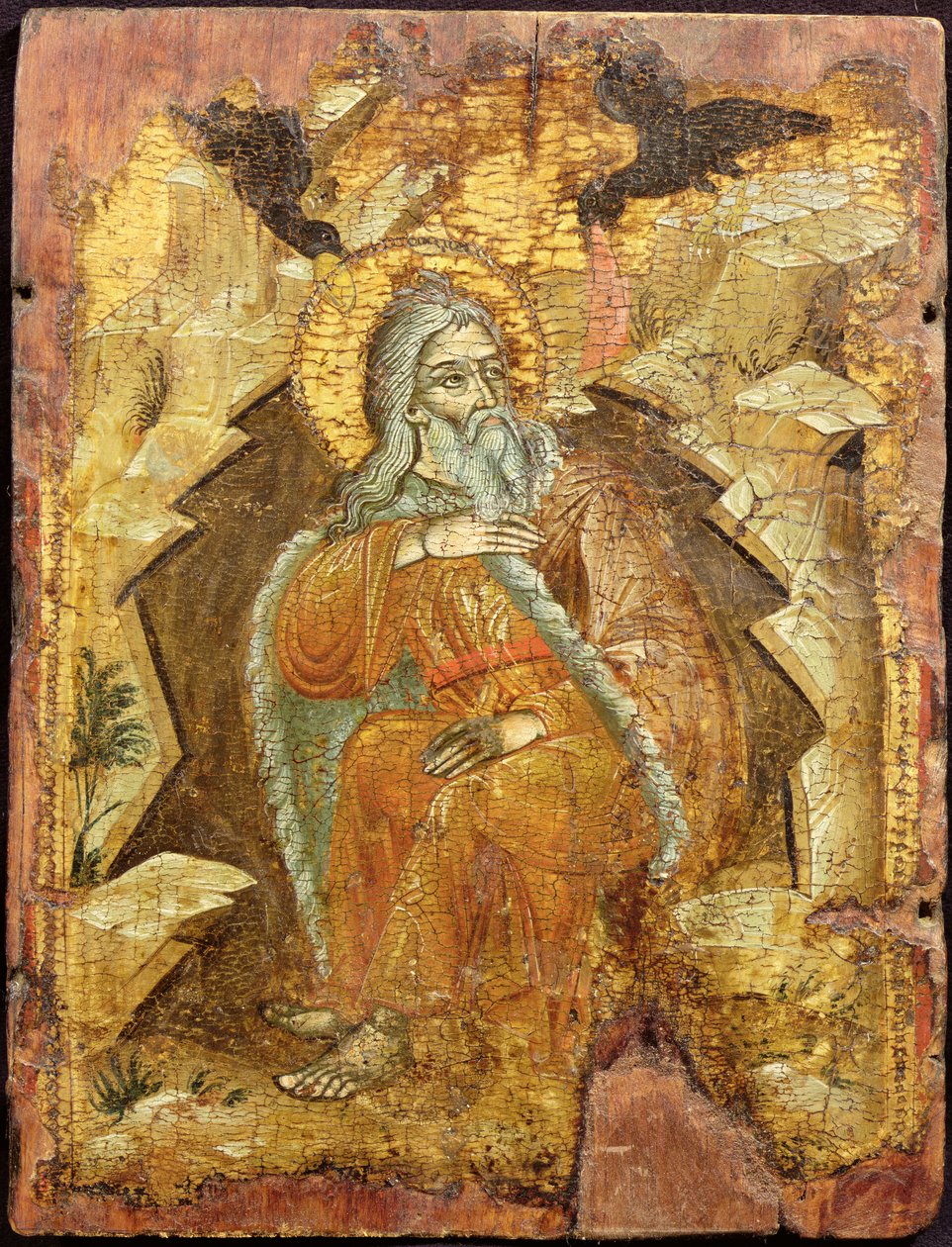 İlyas Cherith Çayı yanında, Makedonca, c.1700 by Unbekannt Unbekannt