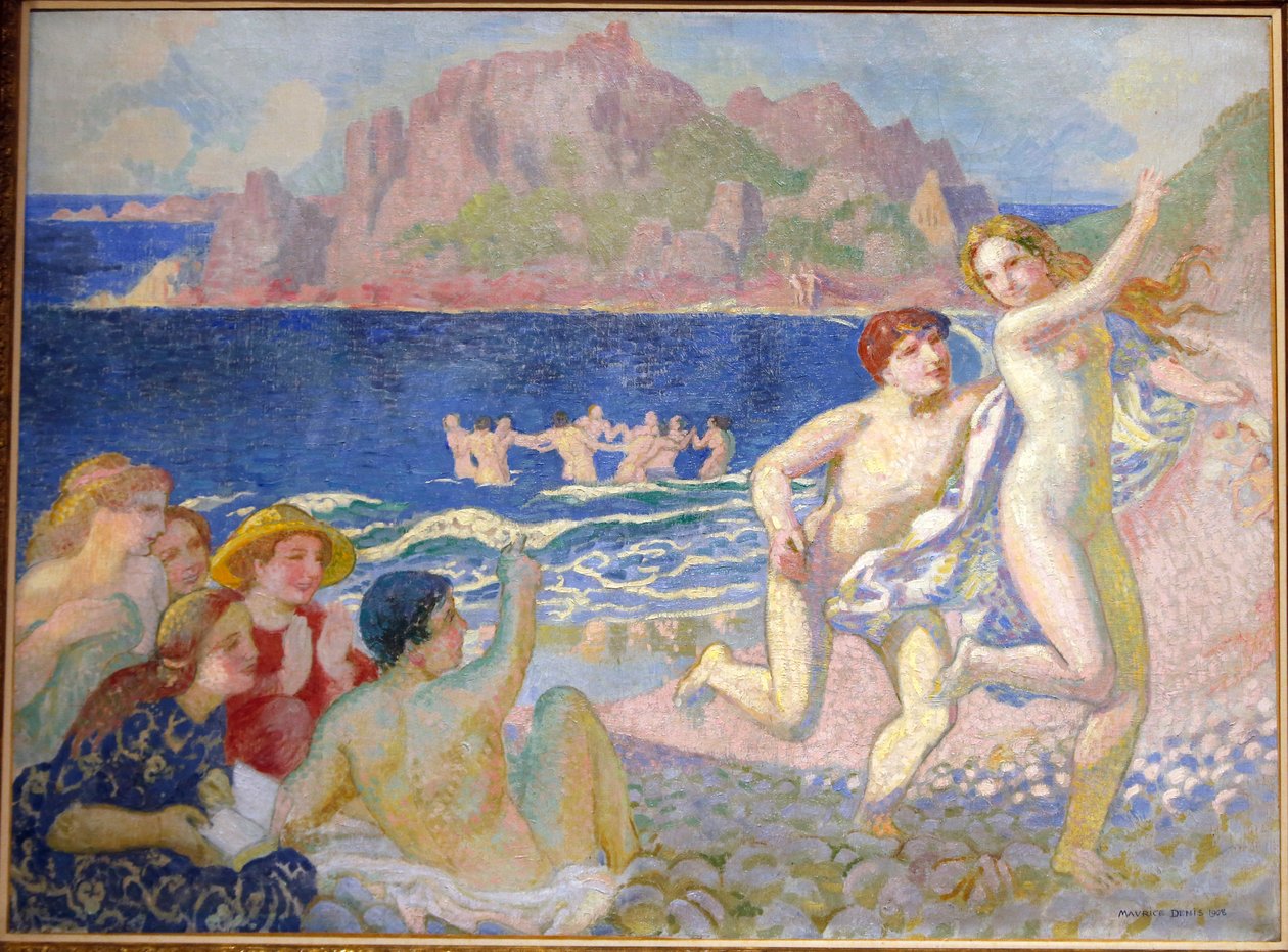 Maurice Denis müzesi, Saint Germain en Laye, Fransa, Maurice Denis, Galatee veya La Poursuite by Unbekannt Unbekannt