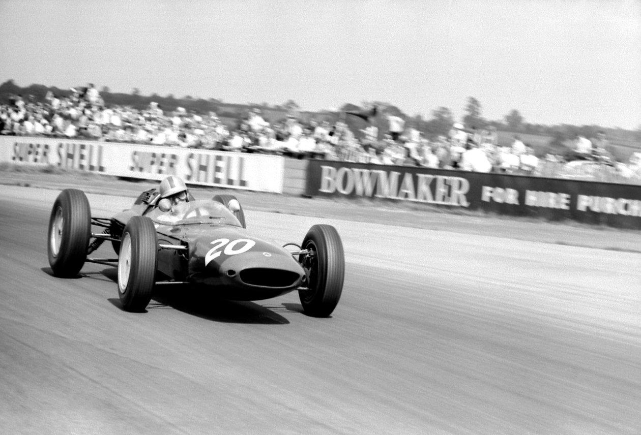 Mike Hailwood sürüş parkell"s lotus 24, 1963 by Unbekannt Unbekannt