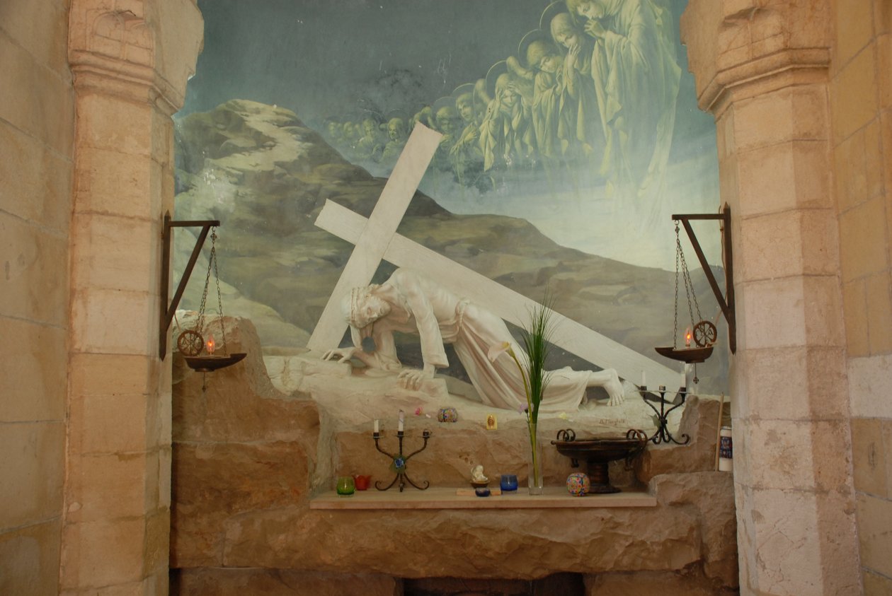 Boyama, Haçlı İsa, Via Dolorosa, Kudüs, İsrail by Unbekannt Unbekannt