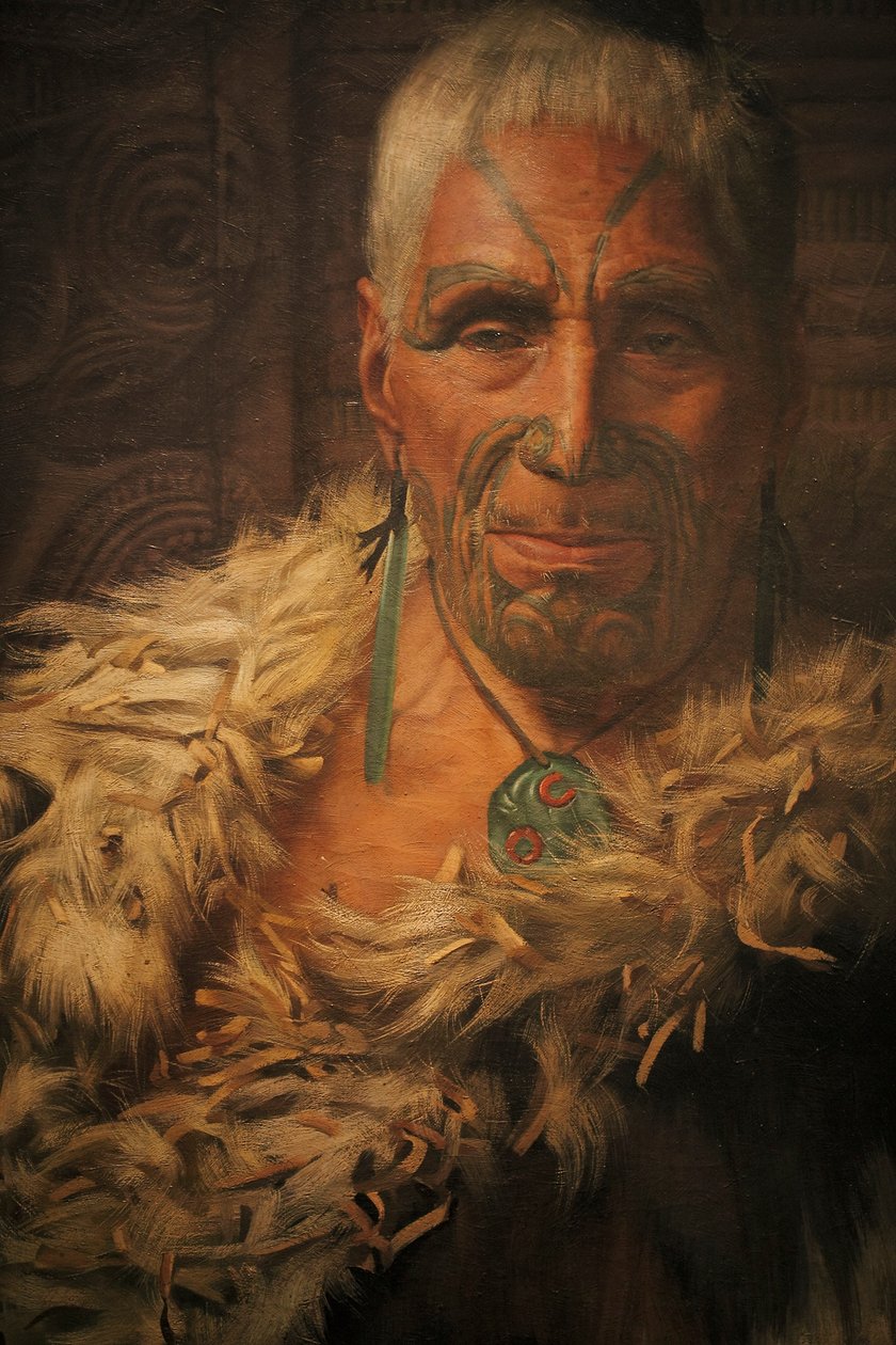 Perema Te Pahau, Kemik Kazıyıcı, 1904 by Unbekannt Unbekannt