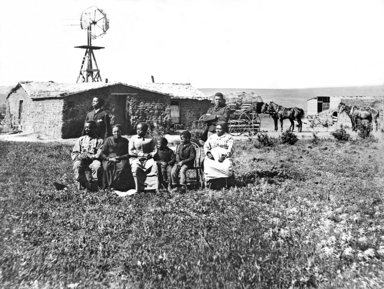 Pioneer Aile Portresi, Custer County, Nebraska, 1888 by Unbekannt Unbekannt